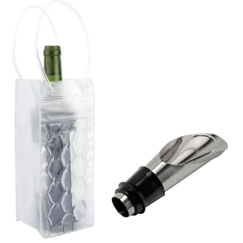 Sacola térmica para vinhos e espumantes + Bico Dosador
